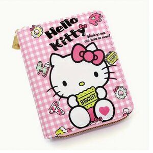 New! Hello Kitty Fashion Clutch Wallet Coin Purse